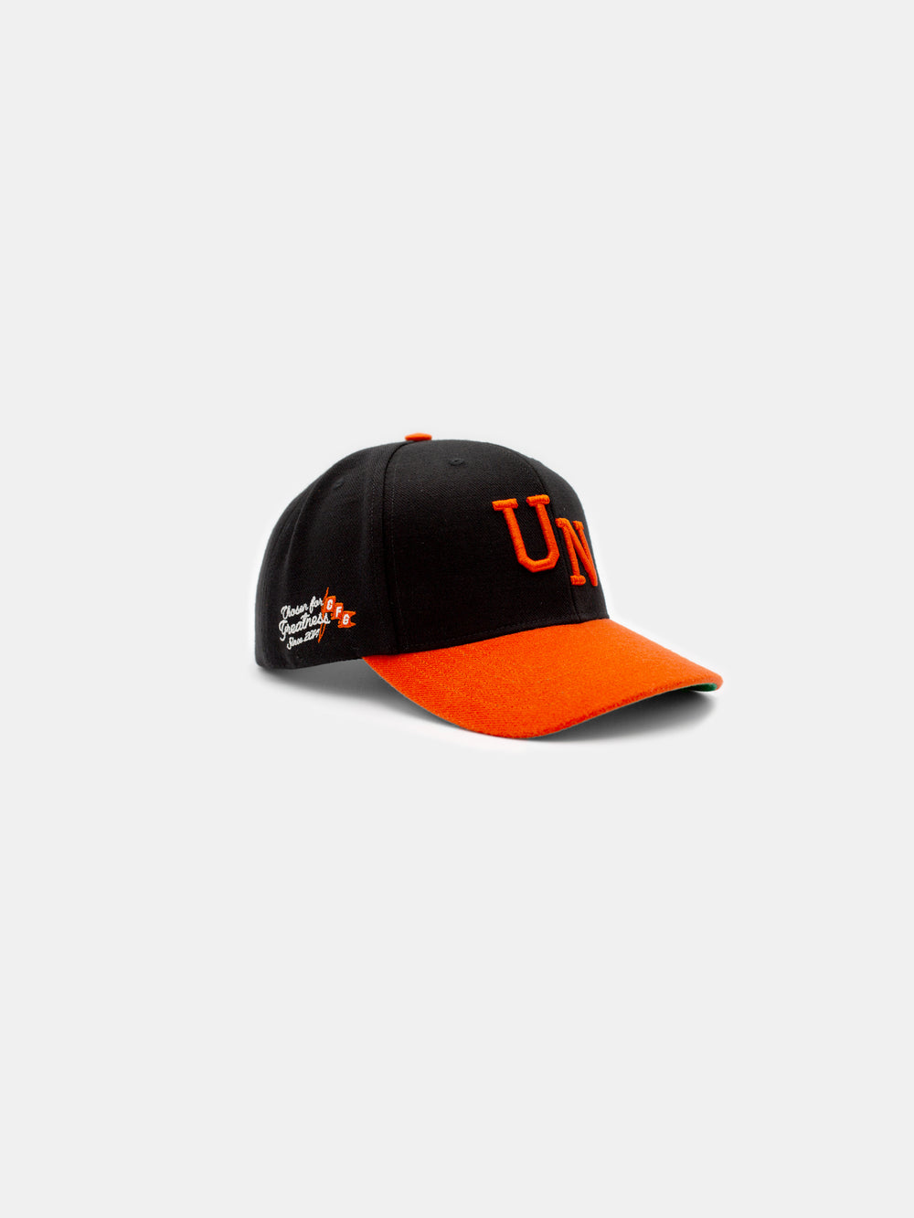 Chosen UN Snapback Hat Black/Orange - Side