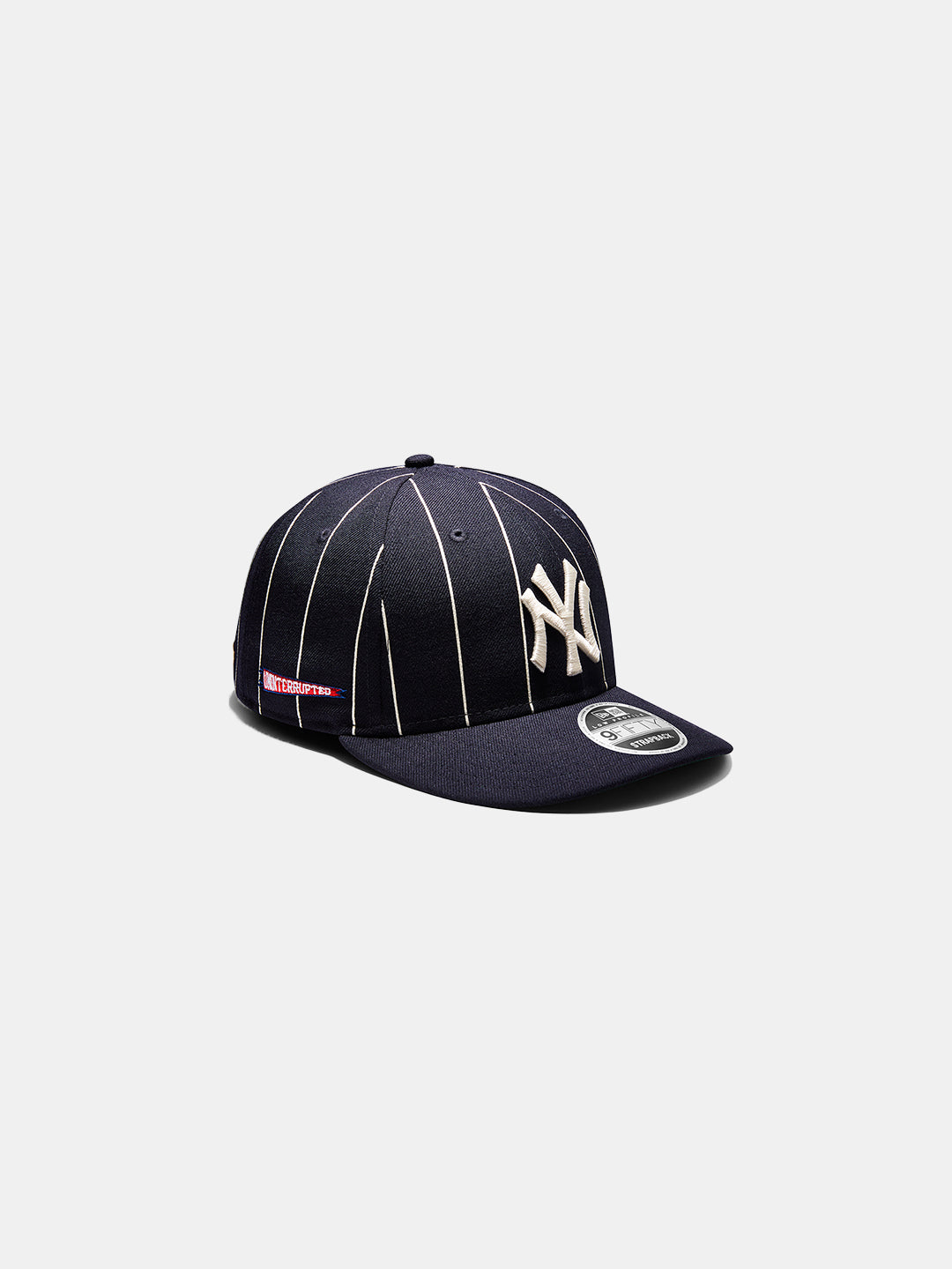 NY Yankees X UNINTERRUPTED Low Profile 9FIFTY - blue and white striped hat