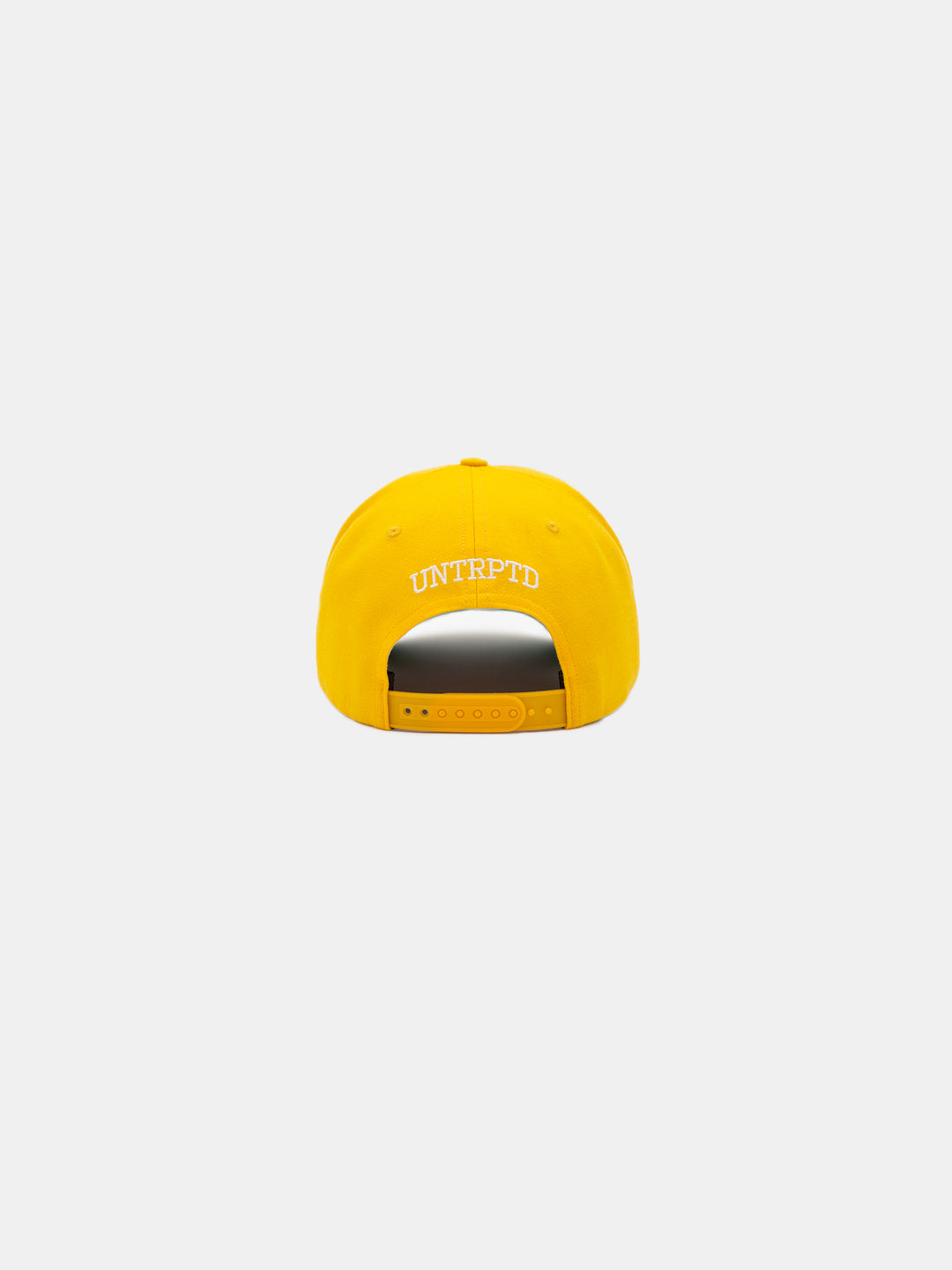 back of Chosen UN Snapback Hat Bright Yellow