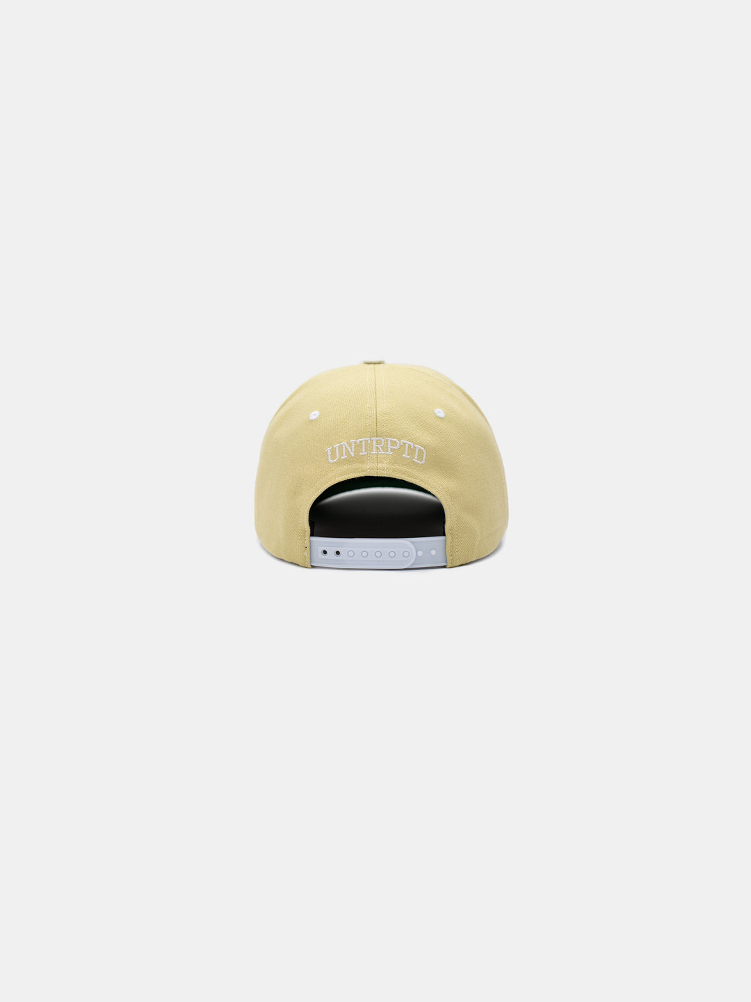 back of Chosen UN Snapback Hat Mustard Yellow