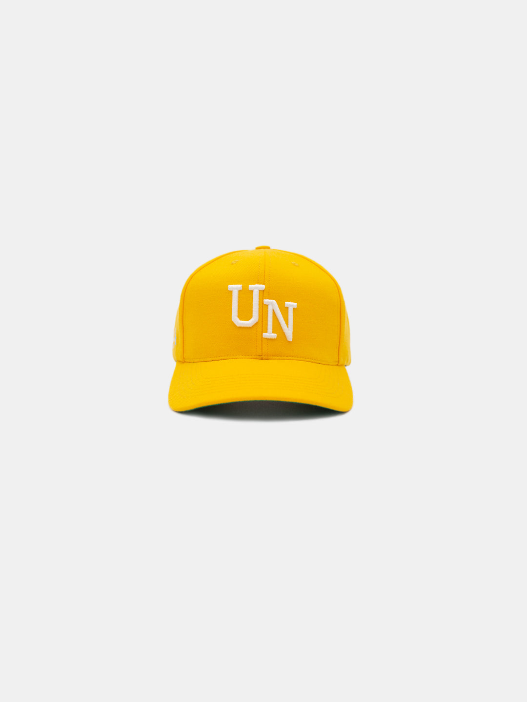 front of Chosen UN Snapback Hat Bright Yellow