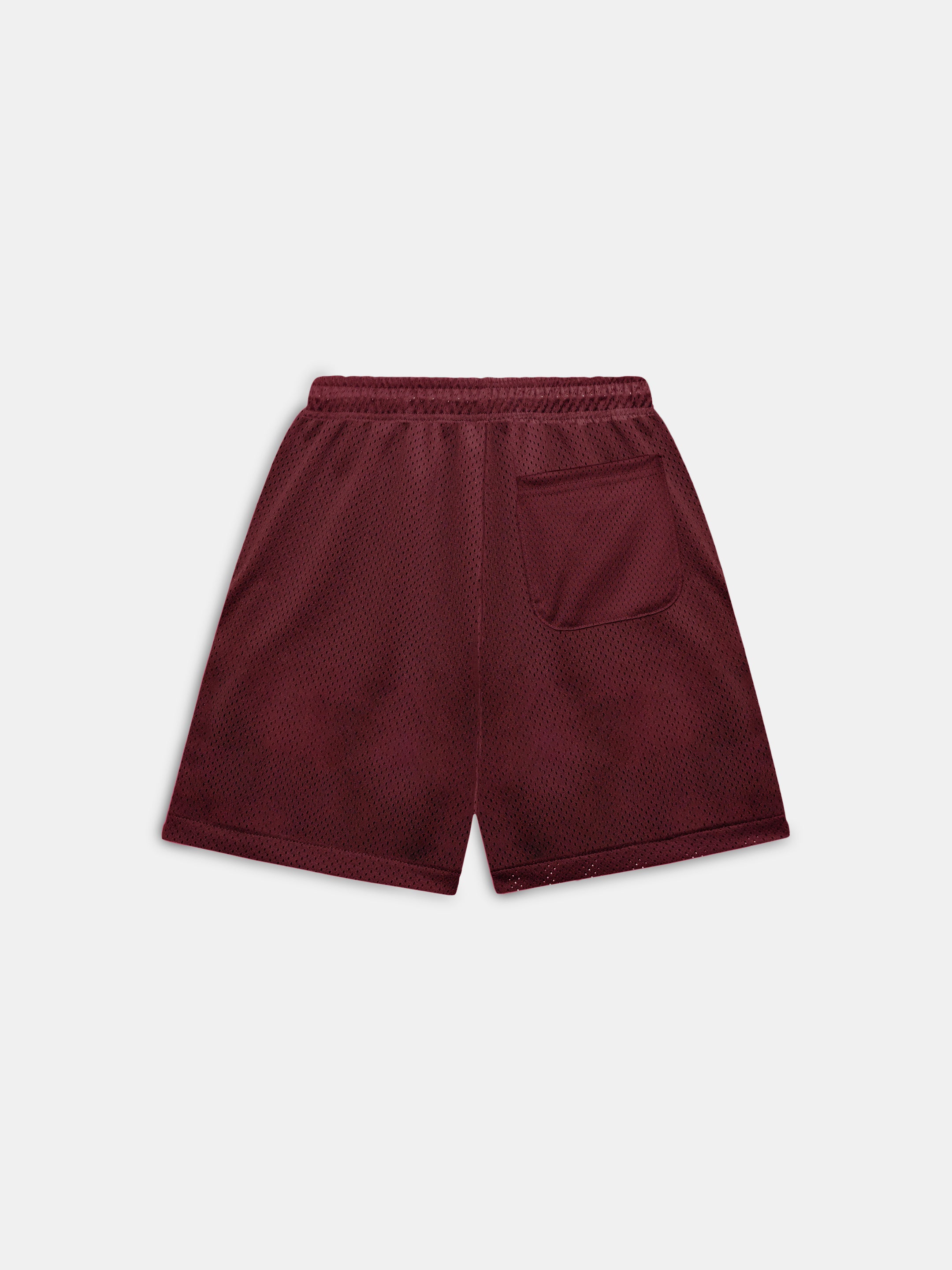 Fundamentals Mesh Shorts Burgundy