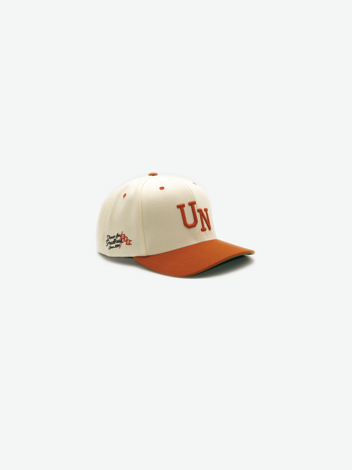 Chosen UN Snapback Hat White/Burnt Orange