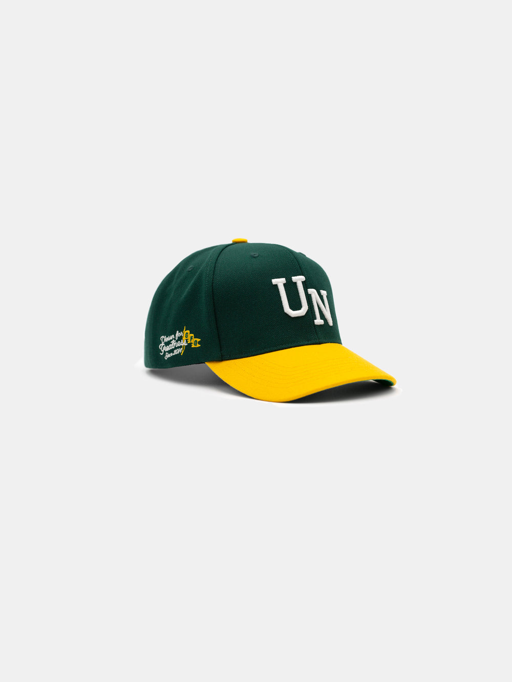 Chosen UN Snapback Hat Green/Yellow - Side