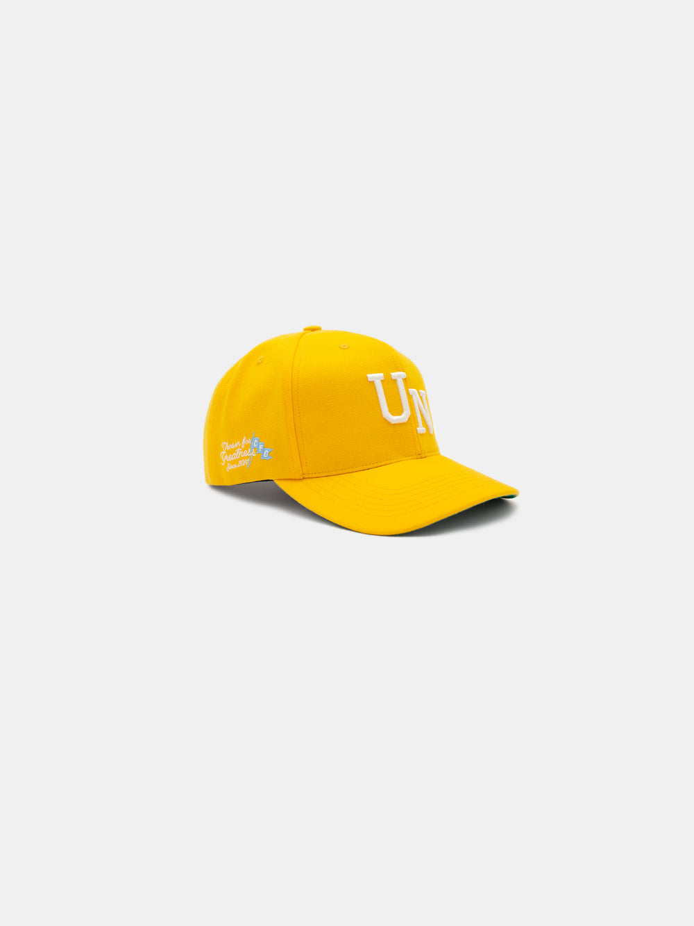 side of Chosen UN Snapback Hat Bright Yellow