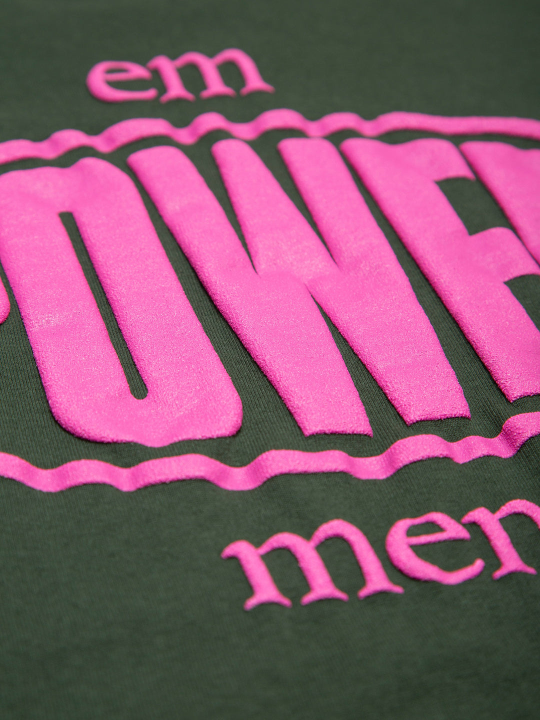MORE THAN EMPOWERMENT ATTRIBUTE TEE GREEN - close up