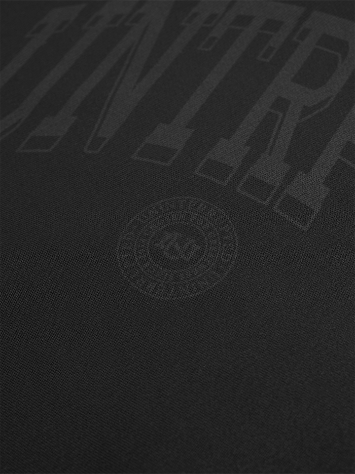 Fundamentals Crewneck Campus Sweatshirt Black - Detail