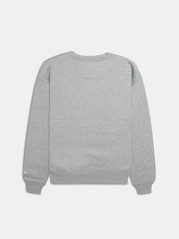 The Shop By Hand Crewneck Sweatshirt Grey - Back