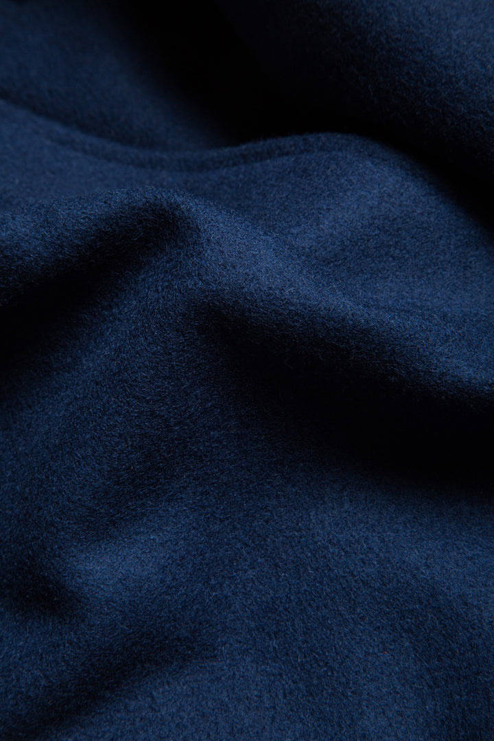 UNINTERRUPTED X GOLDEN BEAR ALL STAR VARSITY JACKET BLUE (4458685235280) - close up of the wool fabric