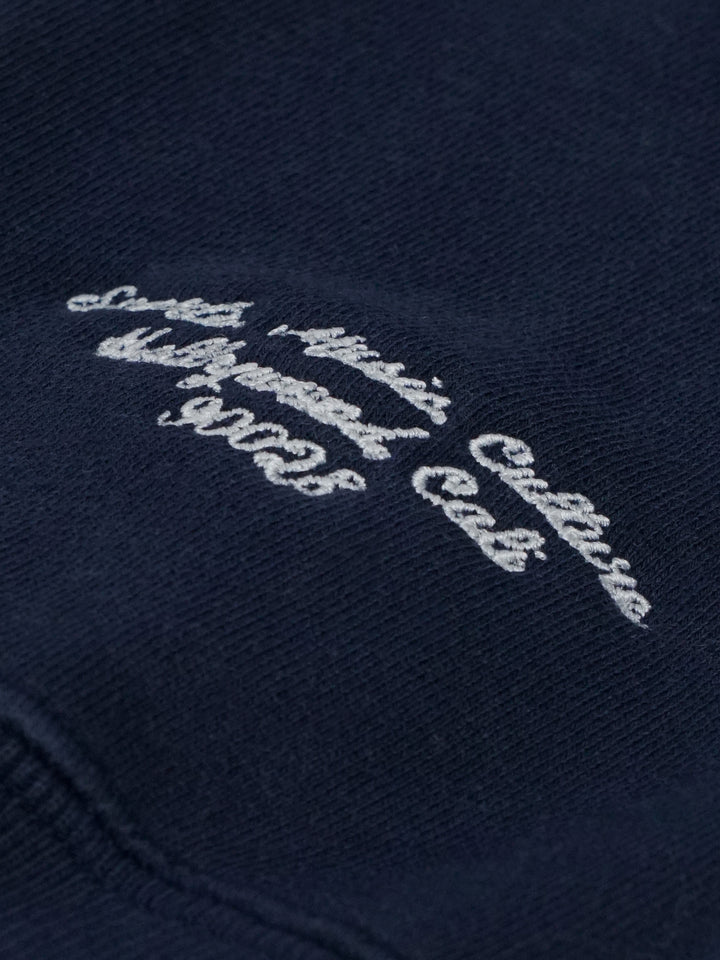 The Shop By Hand Crewneck Sweatshirt True Navy - Detail