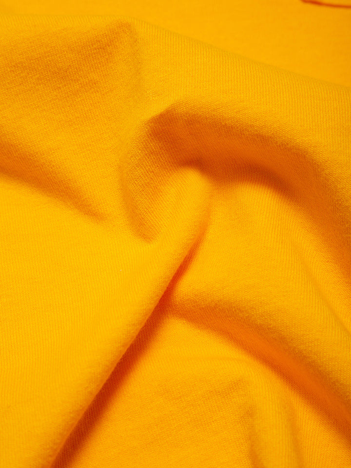 The Shop: S5E5 Crew Pocket Tee Yellow - close up fabric