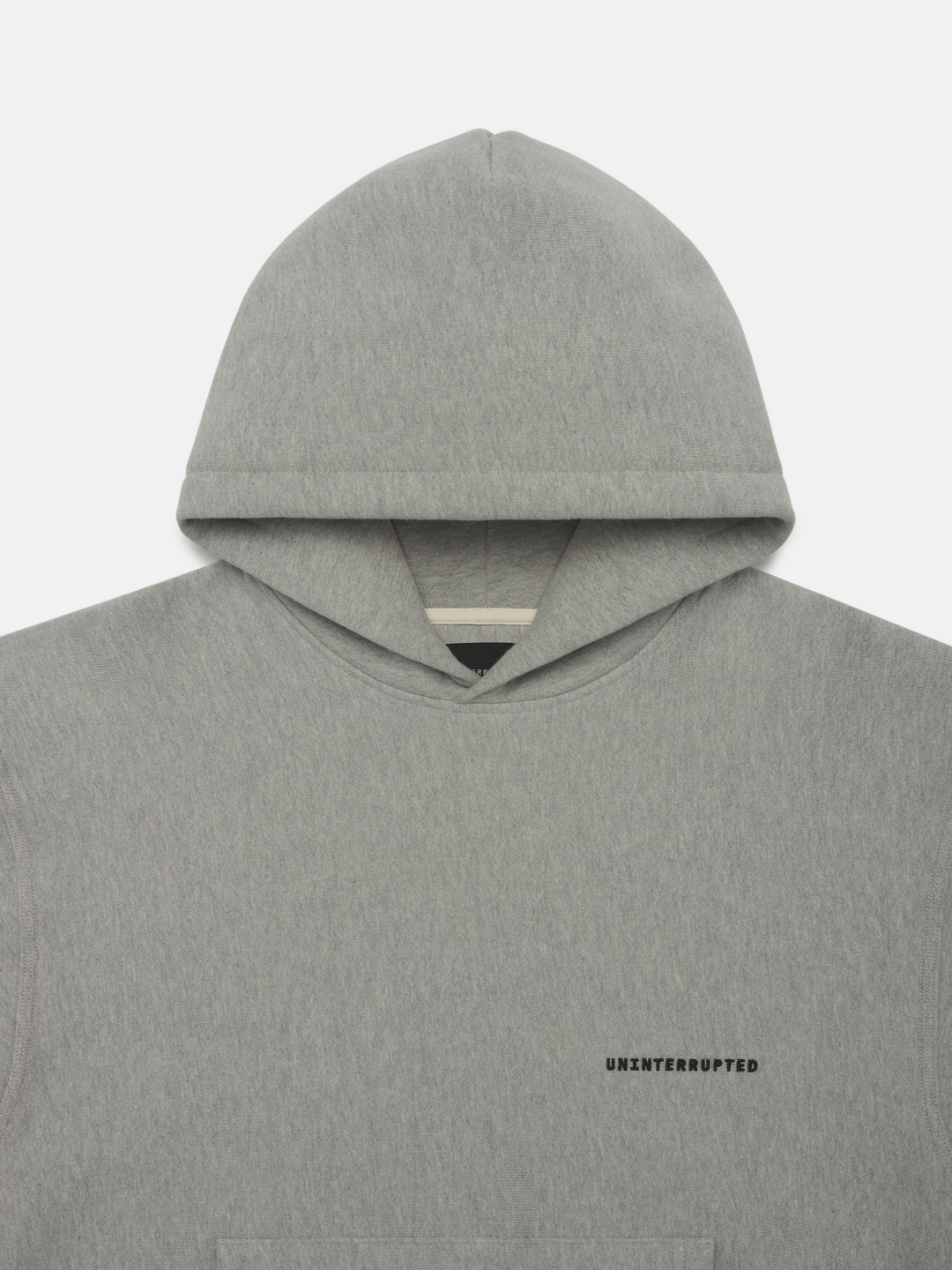 Fundamentals Brushed Fleece Hoodie Grey  UNINTERRUPTED® – Uninterrupted  Store