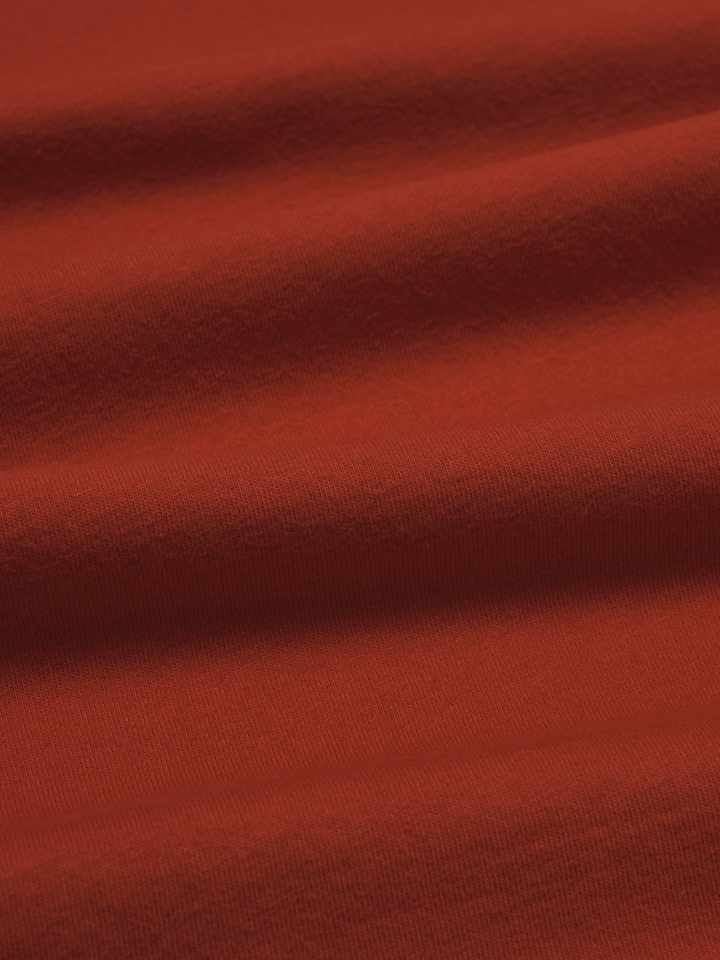 Fundamentals Jersey Tee Brick Red - Detail