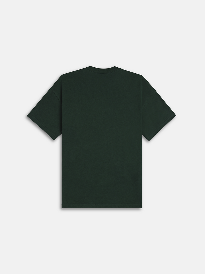 Fundamentals Jersey Tee Forest Green - Back