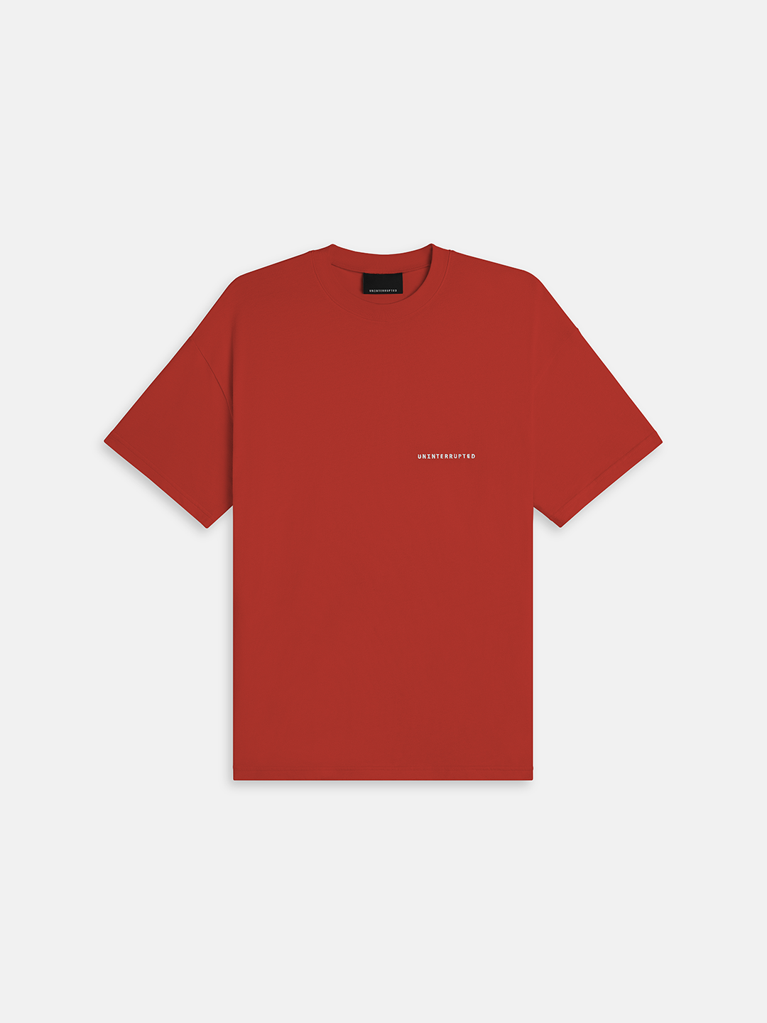 Fundamentals Jersey Tee Brick Red - Front